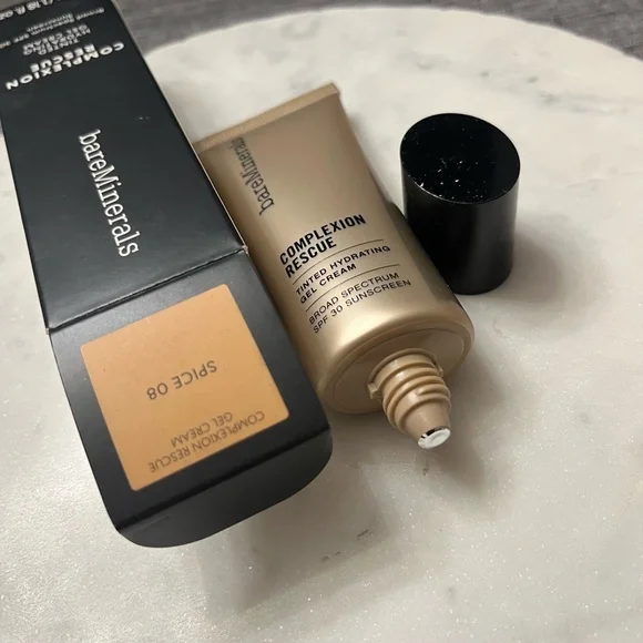 New NWT bareMinerals SPICE‎ 08 Tinted Hydrating Gel Cream Complexion Rescue SPF - Picture 2 of 4